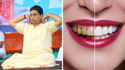 Teeth Whitening: दातावर लावा ‘या’ झाडाची साल, पिवळा थर होईल गायब; Acharya Balkrishna यांनी सांगितली ट्रिक