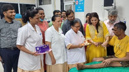 Thane News : एक राखी अशीही; सिव्हिल रुग्णालयात साजरा अनोखं रक्षाबंधन