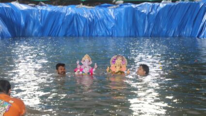 Thane News : गणरायाला निरोप, पण पालिका क्षेत्रातील निर्माल्य संकलन करून पुढे काय केलं जातं?
