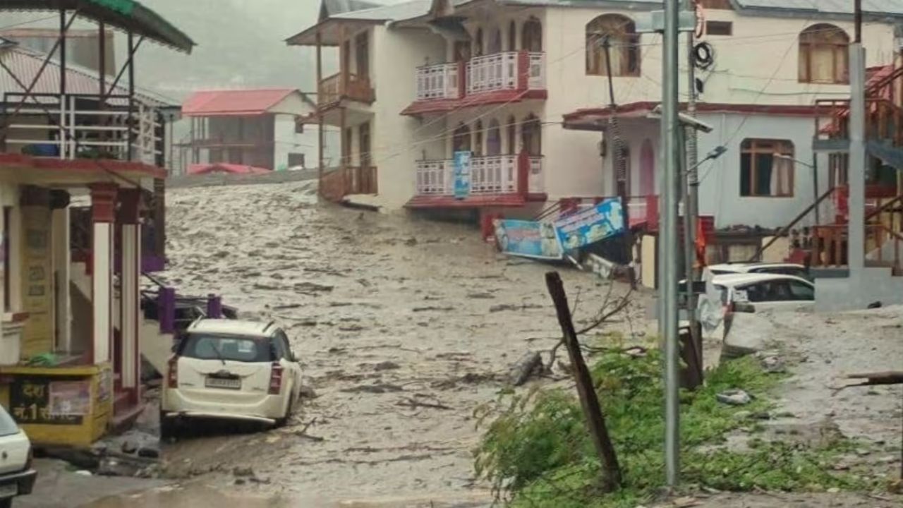 Uttarkashi Cloud Burst Cloudburst Like Rain In Uttarkashi And Death From The Mountains Shocking Photo Of Cloudburst