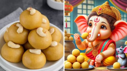 Ganesh Chaturthi 2025 : गणपतीच्या प्रसादासाठी घरी नक्की बनवा तोंडात टाकताच विरघळणारे बेसनाचे लाडू; जाणून घ्या पारंपरिक रेसिपी