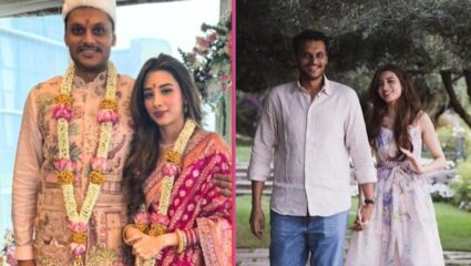 Yugendra Pawar Sakharpuda : यंदा पवार कुटुंबामध्ये लगीनघाई! युगेंद्र पवार आणि तनिष्का कुलकर्णी यांचा साखरपुडा संपन्न