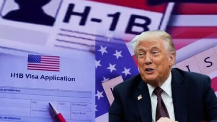 H-1B Visa : ट्रम्प यांचा $100,000 व्हिसा शुल्क नियम आजपासून होणार लागू; भारतीयांना बसणार फटका