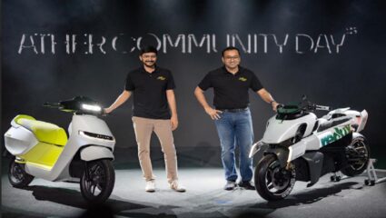 एथर कम्युनिटी डे निमित्ताने एथर एनर्जीने केले ईएल स्कूटर प्लॅटफॉर्मचे अनावरण