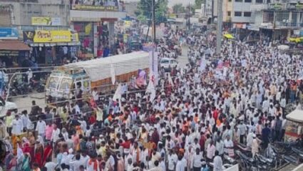 मराठा समाजानंतर आता बंजारा समाज उतरला रस्त्यावर; आरक्षणासाठी काढला मोर्चा
