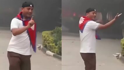 धक्कादायक! नेपाळमध्ये हिंसक निदर्शनांदरम्यान Gen Z तरुण डान्स रिल बनवताना; व्हिडिओ पाहून लोक म्हणाले…