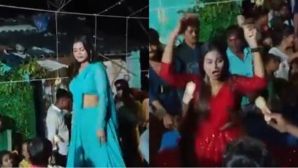 अरे देवा…! गणपती मंडपात अश्लील डान्स करणाऱ्या तरुणींचा व्हिडिओ व्हायरल; भाविकांचा तीव्र संताप