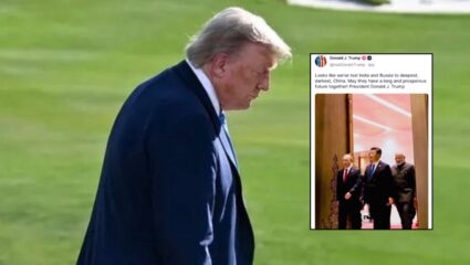 टॅरिफ वॉरच्या पार्श्वभूमीवर Donald Trump यांचे मोठे विधान, म्हणाले- ‘‘आम्ही भारत अन् रशियाला गमावलंय…”