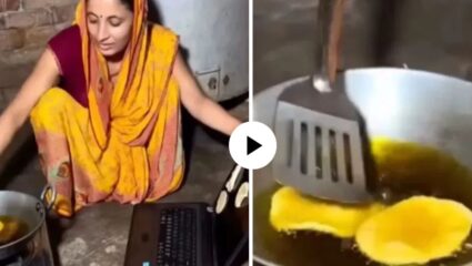 ये तो ‘गोपी बहू’ से भी तेज! पूरी लाटण्यासाठी काकूंनी असा जुगाड केला की…; पाहून हसू आवरणार नाही, Video Viral