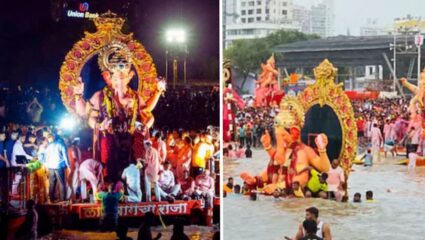 गुजरातचा तराफा आणला अन् लालबाग राजाचं विसर्जन खोळंबलं…; लालबाग राजा मंडळ कोळी बांधवांना खेचणार कोर्टात