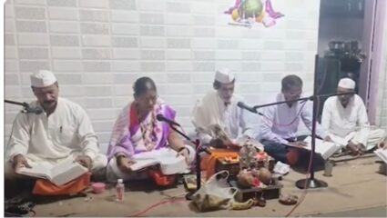 Raigad : बोरी येथे दिंडी काढुन भागवत सप्ताहाची समाप्ती