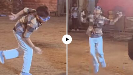 एकच नंबर…! गरब्यावर चिमुकल्यांचा रंगला अफलातून खेळ; स्टेप्स पाहून नेटकरी हैराण, म्हणाले… Video Viral
