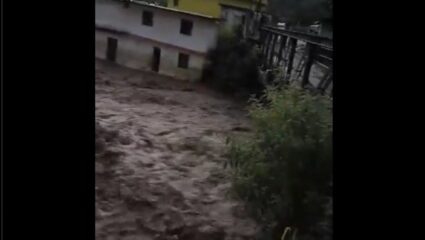 उत्तरखंडमध्ये पुन्हा ढगफुटी; नंदनगरमध्ये ढगफुटीमुळे अनेक घरे पूर्णत: उद्ध्वस्त, सात जण बेपत्ता