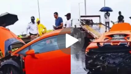 मुंबईच्या रस्त्यावर Lamborghini चा धुमाकूळ; कोस्टल रोडवर भीषण अपघात, थरकाप उडवणारा Video Viral