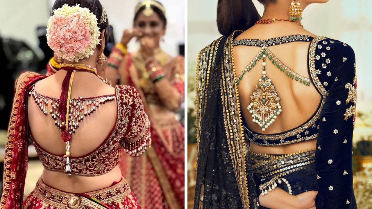 हेवी लेहेंगा किंवा हेवी डिझाईनच्या साडीवर तुम्ही या पद्धतीने वर्क करून तयार केलेले लटकन लावून घेऊ शकता. हे लटकन अतिशय सुंदर दिसतात. 