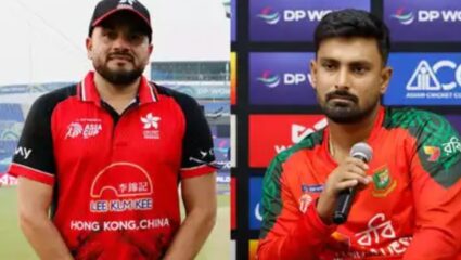 Asia cup 2025 : Bangladesh चा TOSS जिंकून प्रथम गोलंदाजीचा निर्णय; Hong Kong पहिल्या विजयाच्या शोधात