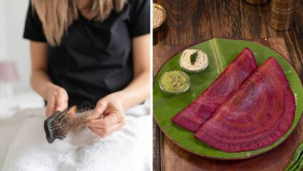 कपाळावर टक्कल पडण्याची भीती वाटते? मग सकाळच्या नाश्त्यात नियमित खा बीट आवळा डोसा, महिनाभरात कपाळावर येतील केस