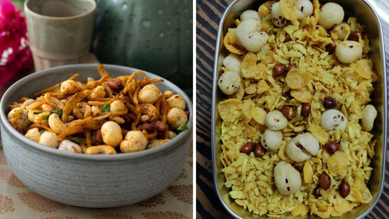 काहींना सकाळच्या नाश्त्यात हेल्दी पदार्थ खाण्याची सवय असते. अशावेळी तुम्ही मखाणा चिवडा बनवून खाऊ शकता. मखाणा भाजून त्यात वेगवेगळे मसाले टाकून मखाणा चिवडा बनवला जातो. 