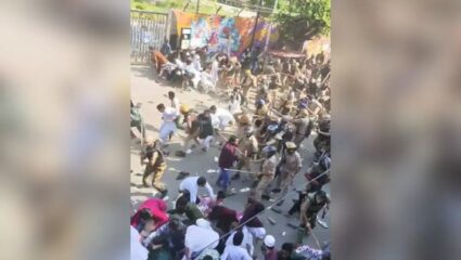 ‘I love Muhammad’ वरून बरेलीमध्ये निदर्शने, मौलाना तौकीर रझा यांच्या समर्थकांनी दगडफेक केली; पोलिसांचा लाठीचार्ज