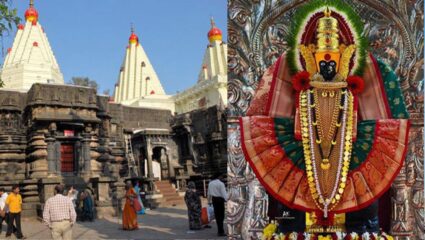 Shardiya Navratri 2025 : रंग हिरवा, असूराचा केला वध आणि नाव पडलं कोल्हापूर ‘असं’ आहे अंबाबाईचं महात्म्य