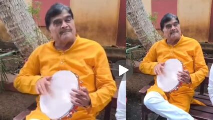 Video : “एक नंबर मामा” ज्येष्ठ अभिनेते अशोक सराफ यांच्या डफली वादनावर नेटकरी पडले प्रेमात