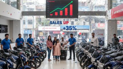 नवीन GST Rates मुळे ‘या’ दुचाकी उत्पादक कंपनीची लॉटरी निघाली! ग्राहकांची शोरूममध्ये प्रचंड झुंबड