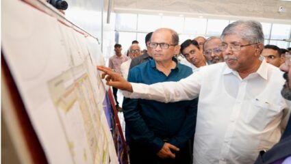 मंत्री चंद्रकांत पाटलांनी स्वारगेट मेट्रो स्टेशनची केली पाहाणी; व्यक्त केला ‘हा’ मोठा विश्वास