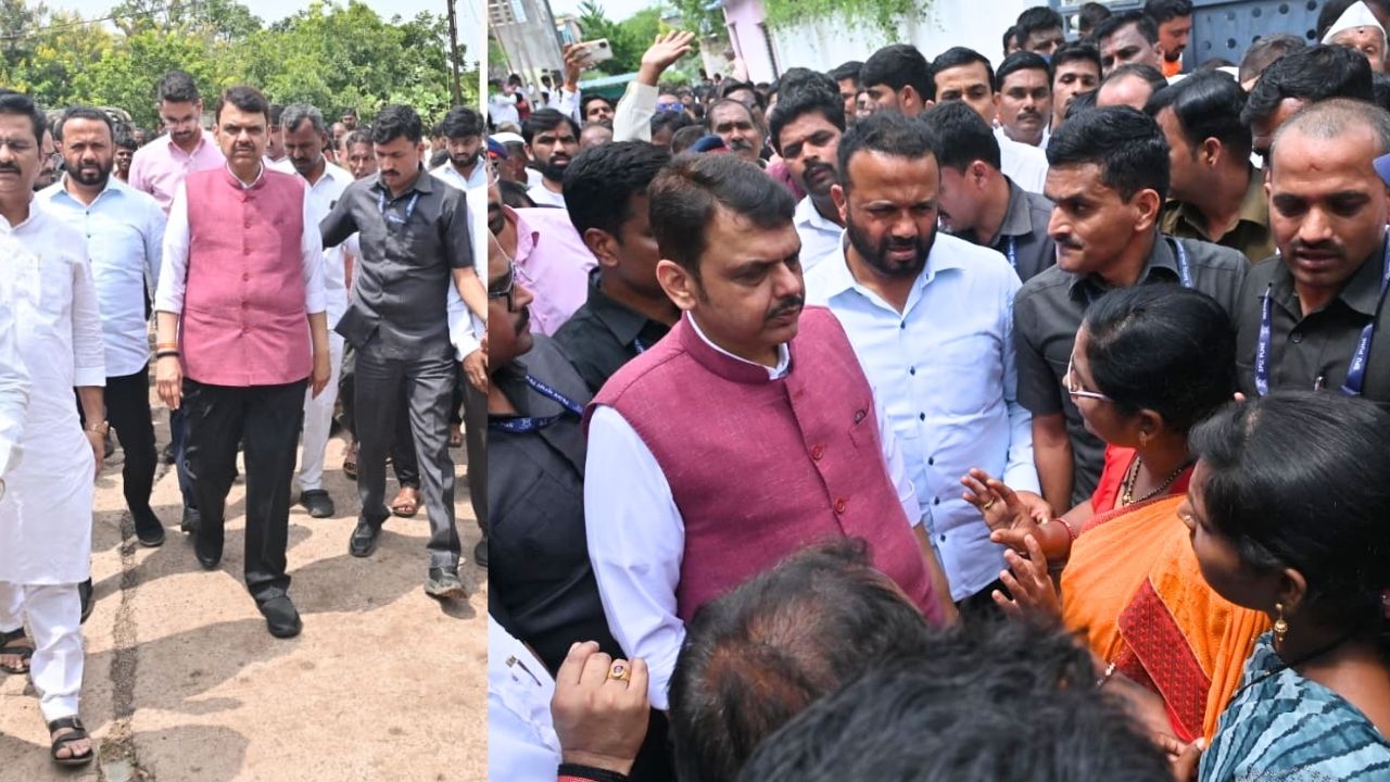 शेतकऱ्यांचे पीकाचे मोठे नुकसान झाले असून हाती काहीच पीक न आल्याने शेतकरी हवालदिल झाला आहे. महिला शेतकऱ्यांनी स्वतः मुख्यमंत्री देवेंद्र फडणवीसांसोबत संवाद साधून आपबीती सांगितली. 