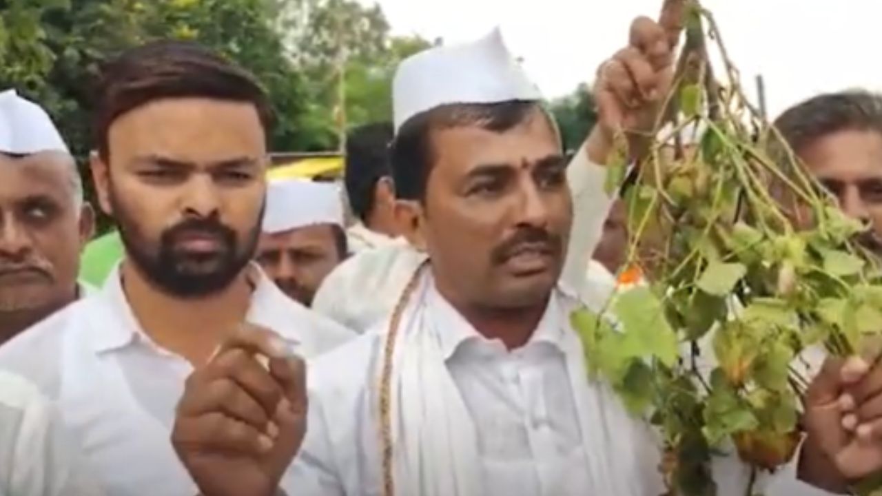 Jalna News Complete Loan Waiver Farmers Intense Agitation