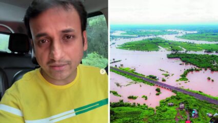 मराठवाड्यातील पूरपरिस्थिती पाहून संकर्षण कऱ्हाडेने केलं मदतीचं आवाहन, म्हणाला, ”हे फार क्लेशदायक..”