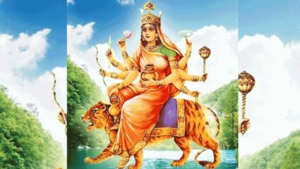 Navratri 2025 : रंग नारंगी; शौर्य आणि त्यागाचं प्रतीक, देवी कृष्मांडाचं ‘असं’ आहे महात्म्य
