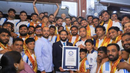 Mumbai News : “नाद करा पण आमचा कुठं”; तब्बल 13 वर्षांनी मुंबईतील मंडळाच्या दहीहंडीची गिनिज बुक वर्ल्ड रेकॉर्डमध्ये नोंद