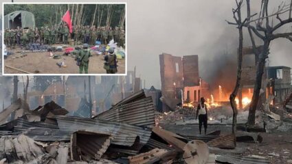 Myanmar Conflict : म्यानमारच्या राखीन प्रांतात रणसंग्राम; तीन आघाड्यांवर जुंटा आणि अराकान आर्मी आमनेसामने, भारतालाही धोका?