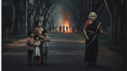 Horror Story: गडद अंधारात ‘ती’ बाई! काही बोलेना… “लाकूड गोळा करून ठेवा, गरज लागेल” आणि सकाळी घरात