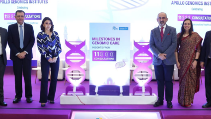 अनुवांशिक विकारांनी ग्रस्त रुग्णांसाठी ‘अपोलो जीनोमिक्स इन्स्टिट्यूट’ वरदान! ११ हजारांहून अधिक जीनोमिक कन्सल्टेशन्स पूर्ण