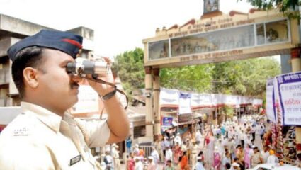 Navi Mumbai : गणपती विसर्जनासाठी नवी मुंबई पोलिसांचा मोठा बंदोबस्त; ठिकठिकाणी करडी सुरक्षा