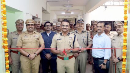 नवी मुंबईत पोलीस उपायुक्त 2 च्या कार्यालयाचे आयुक्तांच्या हस्ते उद्घाटन