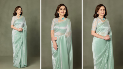 Nita Ambani Saree Look: आर्यन खानच्या खास सोहळ्यात नीता अंबानींचीच चर्चा, साडीपेक्षाही नेकलेसने दिपले डोळे
