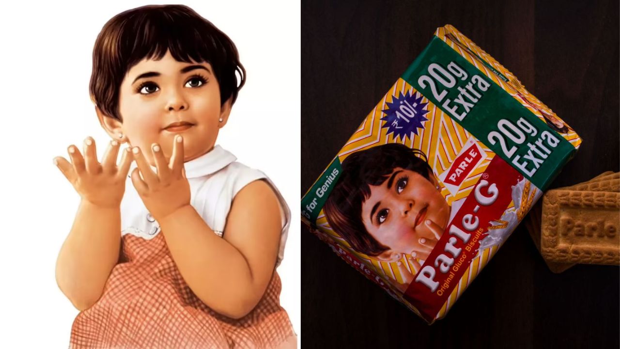 भारताचं फेमस बिस्कीट Parle-G च्या पॅकेटवरील ती मुलगी कोण? 65 वर्षांपूर्वीच ते सत्य आलं समोर...