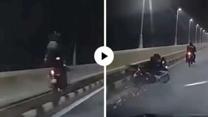 चालू रस्त्यावर भीषण अपघात! मुलगी गाडीसह हवेत उडाली अन् थेट जमिनीवरच आदळला, थरकाप उडवणारं दृश्य; घटनेचा Video Viral