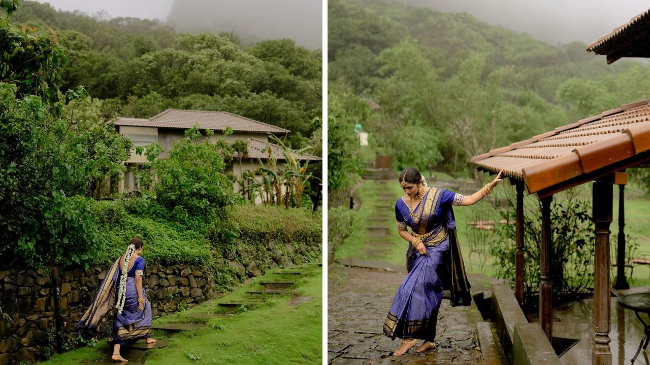 रिंकूने हे फोटोशूट निसर्गाच्या सान्निध्यात केले असून आजुबाजुला असणारी हिरवळ या फोटोंच्या सौंदर्यात भरत घालत आहे.