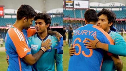 Asia Cup 2025 : सूर्याने जिंकली चाहत्यांची मनं! तुम्ही पाहिला का हा Video… Dunith Wellalage सामन्यानंतर मारली मिठी