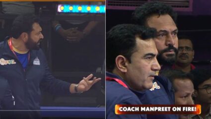 PKL 2025 : हरियाणा स्टीलर्सच्या कोचची चालू सामन्यात पंचांशी बाचाबाची, विजयानंतर प्रेक्षकांनीही दिला प्रतिसाद, पहा Video
