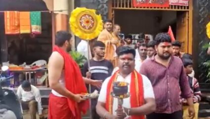 Ahilyanagar : बुऱ्हाणनगर तुळजाभवानी मंदिरात विधिवत घटस्थापना