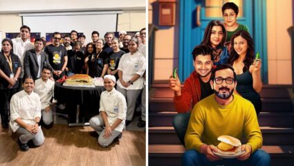 ‘वडापाव’च्या टीमसाठी साकारला भव्य वडापाव, हॉटेल मॅनेजमेंटच्या विद्यार्थी व शेफ्सची कमाल पाककृती!