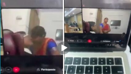 Delhi High court judge video:  सुनावणी राहिली बाजूला वकील करत राहिला महिलेला KISS; दिल्ली उच्च न्यायालयचा Video Viral