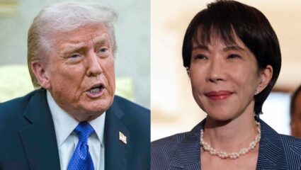 जपानच्या नव्या PM साने ताकाइचींचा विजयानंतर ट्रम्पशी पहिला संवाद; ‘या’ मुद्द्यावंर झाली दोन्ही नेत्यांमध्ये चर्चा