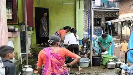 Karjan water crisis : या गावात पाणीटंचाई! पावसाचे पाणी साठवून तहान भागवण्याची वेळ…
