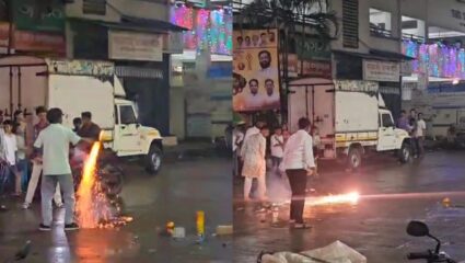 Navi Mumbai Crime : कोपरखैरणेत फटाक्यांचा बेफाम खेळ! रस्त्यावर हुल्लडबाज तरुणांचा जीवघेणा प्रकार