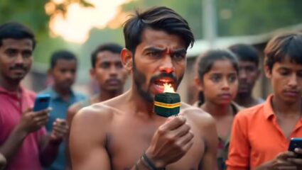 स्टंट पडला महागात, एका चुकीने बनला ‘हिरो से झिरो’! एकामागून एक सात बॉम्ब तोंडात फोडले, आठवा बॉम्ब ठेवला अन् मग…,